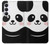 S2662 可愛いパンダ Cute Panda Cartoon Samsung Galaxy S25 FE バックケース、フリップケース・カバー