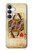 S2833 ポーカーカード ハートの女王 Poker Card Queen Hearts Samsung Galaxy S25 FE バックケース、フリップケース・カバー
