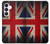 S2894 ヴィンテージイギリス旗 Vintage British Flag Samsung Galaxy S25 FE バックケース、フリップケース・カバー