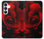 S2898 赤いバラ Red Rose Samsung Galaxy S25 FE, S26 FE バックケース、フリップケース・カバー
