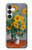 S2937 クロード・モネ ひまわり Claude Monet Bouquet of Sunflowers Samsung Galaxy S25 FE バックケース、フリップケース・カバー