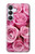 S2943 ピンクローズ Pink Rose Samsung Galaxy S25 FE バックケース、フリップケース・カバー