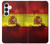 S2984 スペインサッカー Spain Football Soccer Flag Samsung Galaxy S25 FE バックケース、フリップケース・カバー