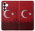 S2991 七面鳥サッカー Turkey Football Soccer Flag Samsung Galaxy S25 FE バックケース、フリップケース・カバー