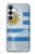 S2995 ウルグアイサッカー Uruguay Football Soccer Flag Samsung Galaxy S25 FE バックケース、フリップケース・カバー