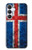 S3000 アイスランドサッカー Iceland Football Soccer Flag Samsung Galaxy S25 FE, S26 FE バックケース、フリップケース・カバー