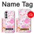 S3036 ピンクフラワーフローラ Pink Sweet Flower Flora Samsung Galaxy S25 FE バックケース、フリップケース・カバー