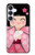 S3042 雛人形 着物桜 Japan Girl Hina Doll Kimono Sakura Samsung Galaxy S25 FE バックケース、フリップケース・カバー