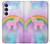 S3070 レインボーユニコーンパステル Rainbow Unicorn Pastel Sky Samsung Galaxy S25 FE バックケース、フリップケース・カバー
