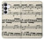 S3082 音楽シート Music Sheet Samsung Galaxy S25 FE バックケース、フリップケース・カバー