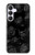S3153 黒バラ Black Roses Samsung Galaxy S25 FE, S26 FE バックケース、フリップケース・カバー