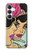 S3171 女の子のポップアート Girls Pop Art Samsung Galaxy S25 FE バックケース、フリップケース・カバー