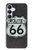 S3207 ルート66サイン Route 66 Sign Samsung Galaxy S25 FE バックケース、フリップケース・カバー
