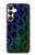 S3366 虹パイソンの皮膚 グラフィックプリント Rainbow Python Skin Graphic Print Samsung Galaxy S25 FE バックケース、フリップケース・カバー