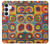 S3409 正方形の同心円 Squares Concentric Circles Samsung Galaxy S25 FE バックケース、フリップケース・カバー