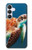 S3497 ウミガメ Green Sea Turtle Samsung Galaxy S25 FE バックケース、フリップケース・カバー