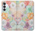 S3705 パステルフローラルフラワー Pastel Floral Flower Samsung Galaxy S25 FE バックケース、フリップケース・カバー