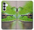 S3845 緑のカエル Green frog Samsung Galaxy S25 FE, S26 FE バックケース、フリップケース・カバー