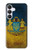 S3858 ウクライナ ヴィンテージ旗 Ukraine Vintage Flag Samsung Galaxy S25 FE バックケース、フリップケース・カバー