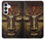 S3874 ブッダフェイスオームシンボル Buddha Face Ohm Symbol Samsung Galaxy S25 FE バックケース、フリップケース・カバー