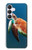 S3899 ウミガメ Sea Turtle Samsung Galaxy S25 FE, S26 FE バックケース、フリップケース・カバー