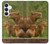 S3917 カピバラの家族 巨大モルモット Capybara Family Giant Guinea Pig Samsung Galaxy S25 FE バックケース、フリップケース・カバー