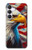 S3967 ハクトウワシのアメリカ国旗 Bald Eagle American Flag Samsung Galaxy S25 FE バックケース、フリップケース・カバー