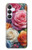 S3975 カラフルなバラの絵 Colorful Roses Painting Samsung Galaxy S25 FE バックケース、フリップケース・カバー