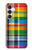 S3983 布の質感 LGBTQ Fabric Texture LGBTQ Samsung Galaxy S25 FE, S26 FE バックケース、フリップケース・カバー
