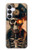 S4018 スチームパンク 海賊の頭蓋骨 Steampunk Pirate Skull Samsung Galaxy S25 FE バックケース、フリップケース・カバー