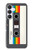 S4023 ヴィンテージ レインボー コンパクトカセット Vintage Rainbow Compact Cassette Samsung Galaxy S25 FE バックケース、フリップケース・カバー