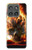 S0863 地獄火スカル Hell Fire Skull Motorola Edge (2025) バックケース、フリップケース・カバー