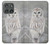 S1566 白フクロウ シロフクロウ Snowy Owl White Owl Motorola Edge (2025) バックケース、フリップケース・カバー