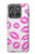 S2214 ピンクの唇のキス Pink Lips Kisses Motorola Edge (2025) バックケース、フリップケース・カバー