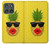 S2443 楽しい パイナップルサングラス 接吻 Funny Pineapple Sunglasses Kiss Motorola Edge (2025) バックケース、フリップケース・カバー