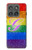 S2899 レインボーLGBTゲイプライド旗 Rainbow LGBT Gay Pride Flag Motorola Edge (2025) バックケース、フリップケース・カバー