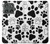 S2904 犬ポウ Dog Paw Prints Motorola Edge (2025) バックケース、フリップケース・カバー