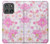 S3036 ピンクフラワーフローラ Pink Sweet Flower Flora Motorola Edge (2025) バックケース、フリップケース・カバー