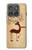 S3081 トナカイ Wooden Raindeer Graphic Printed Motorola Edge (2025) バックケース、フリップケース・カバー