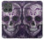 S3582 紫の頭蓋骨 Purple Sugar Skull Motorola Edge (2025) バックケース、フリップケース・カバー