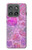 S3710 ピンクのラブハート Pink Love Heart Motorola Edge (2025) バックケース、フリップケース・カバー