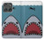 S3825 漫画のサメの海のダイビング Cartoon Shark Sea Diving Motorola Edge (2025) バックケース、フリップケース・カバー