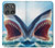 S4004 油絵 巨大サメ.jpeg Oil Color Painting Giant Shark.jpeg Motorola Edge (2025) バックケース、フリップケース・カバー