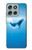 S0843 シロナガスクジラ Blue Whale Motorola Moto G56 バックケース、フリップケース・カバー