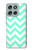 S1723 ミントシェブロンジグザグ Mint Chevron Zigzag Motorola Moto G56 バックケース、フリップケース・カバー