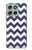S2345 紺のシェブロンジグザグパターン Navy Blue Shavron Zig Zag Pattern Motorola Moto G56 バックケース、フリップケース・カバー