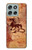 S2485 ドラゴンメタルグラフィックプリント Dragon Metal Texture Graphic Printed Motorola Moto G56 バックケース、フリップケース・カバー