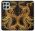 S2804 ゴールドドラゴンプリント Chinese Gold Dragon Printed Motorola Moto G56 バックケース、フリップケース・カバー