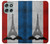 S2859 ヴィンテージフランスの旗エッフェル塔 Vintage France Flag Eiffel Tower Motorola Moto G56 バックケース、フリップケース・カバー