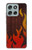 S2988 火災ラリー車のタイヤ Rally Car Tire Fire Motorola Moto G56 バックケース、フリップケース・カバー